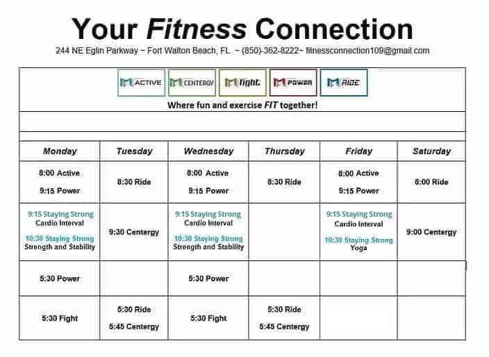 october-2020-calendar fitness class schedule